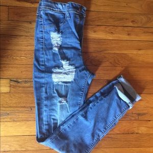 High waist ripped Jeans